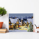 14CT Full Cross Stitch Christmas Eve Town Counted DIY Embroidery (FA197)