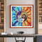 5D DIY Masked Sunflower Girl Partial Special Shaped Drill Diamond Painting