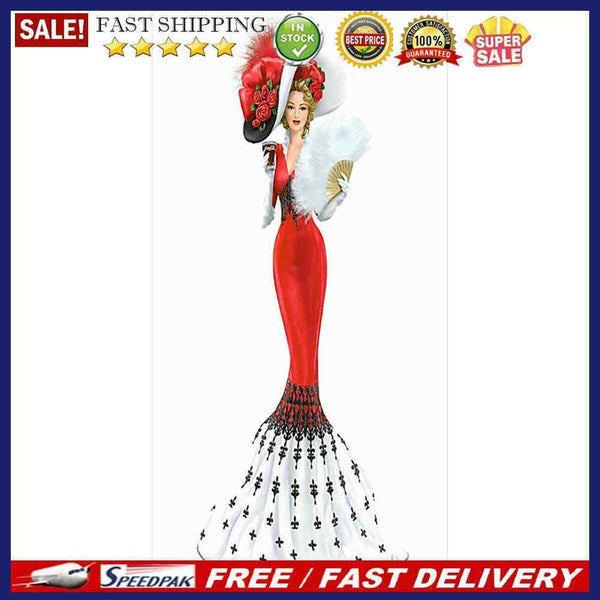14CT Counted Cross Stitch DIY Noblewoman Embroidery Needlework Home Decoration