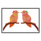 14CT Partial Cross Stitch Bird on Branch Stamped DIY Animal Embroidery Kits