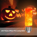 E27 7W LED Flame Effect Fire Light Bulb Flickering Emulation Decor Lamp