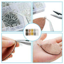 1Box Ear Hook Split Rings DIY Findings kits Jewelry Earring Accessories. W9Y2