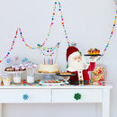 Christmas Treats Holder - Candy Service Plate & Xmas Snowman Statue Figurin