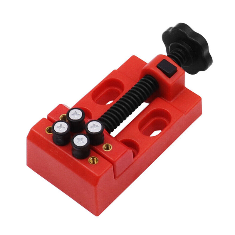 Walnut Watch Carve Bench Clamp Parallel Sculpture Craft Fix Plier (Red) Newly