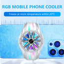 #A RGB Semiconductor Mobile Phone Cooling Fan Cell Phone Game Cooler System Hold