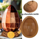 Jelly Chocolate Molds Easter Egg Silicone Mold Mousse Mould Diamond Half Egg