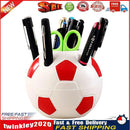 Cute Football Shaped Pen Holder Desktop Pencil Storage Rack (Red-White) Newly