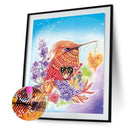 5D DIY Lark Partial Special Shape Drill Diamond Painting Picture (YX308) Newly