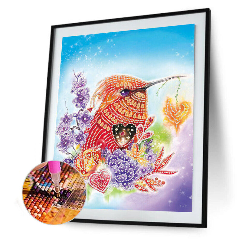 5D DIY Lark Partial Special Shape Drill Diamond Painting Picture (YX308) Newly