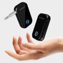 Wireless Bluetooth Compatible5.0 Adapter 3.5mm Aux Mic Recei Music Audio U5L7