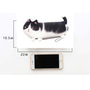 HOT Wallet Cosmetic Silicone Coin Pouch Zipper Bag Cat Pencil Case Pencil Case