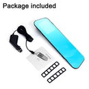 4inch Dash Camera Cam Car DVR Video Recorder Rear View Mirror HD 1080P