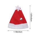 Lollipop Cap Xmas Decor Elf Hat Lollipop Top Topper Cover Santa Claus Hat