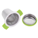 Stainless Steel Tea Strainers Infuser Steeping Loose Leaf Tea Filter(Green)