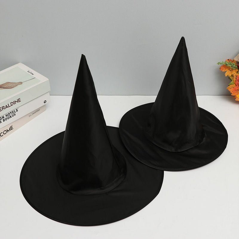 Dress Party Children Gift Black Halloween Witch Hat Costume Headwear Wizard Cap