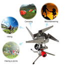 Outdoor Gas Stove 1000W Camping Windproof Mini Backpacking Kitchen Gas Stove