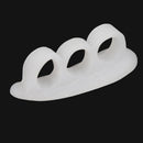 20 Pair Silicone Gel Bunion Protector Toe Separators Straightener (White)