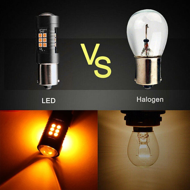 Yellow Auto Lamp Tail Backup Reverse Brake Light Turn Signal Bulb Car LED Light