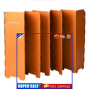Foldable Stove Windshield Portable Camping Stove Windbreak (Orange 12pcs)