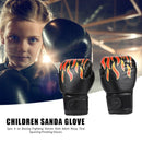 2pcs Boxing Fighting Gloves Kids Muay Thai Sparring Kickboxing Flame Gloves