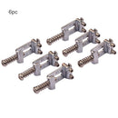 6PCS Roller Bridge Tremolo Saddles for Strat Stratocaster Tele Electric Guitar
