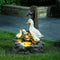 Garden Statue - Animal Sculptures Duck Outdoor Decoration Light (Battery) Newly