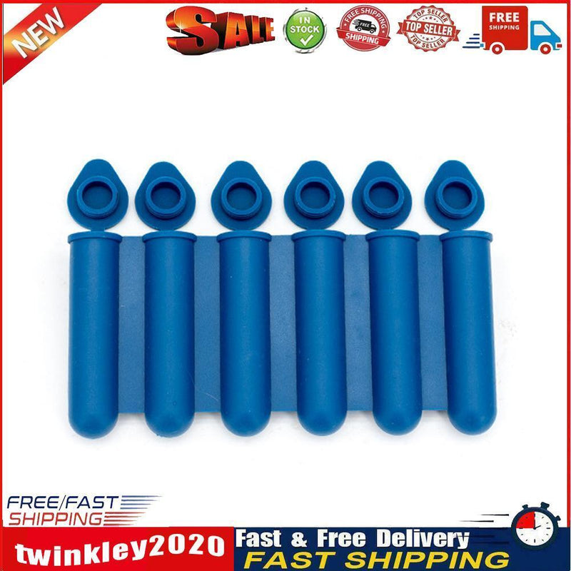 Mini Popsicle Maker DIY Silicone Ice Cube Mold for Beverage (Navy Blue) Newly