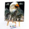 DIY Eagle and Wolf Frameless Oil Paint by Numbers Kit Handpainted Home Decor