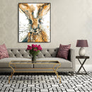 Painting By Numbers DIY Rabbit Hand Painted Canvas Oil Art Picture Ornaments Kit