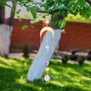 Crystal  Star Moon Sun Hanging Metal Pendant Home Decor (33)