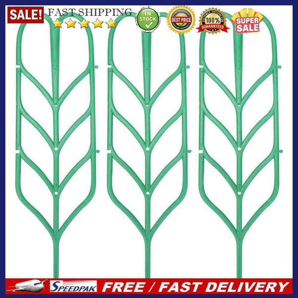 Leaf Shape Garden Trellis for Mini Climbing Plants Potted Plant Support Rack