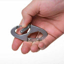 Aluminum Alloy Snap Clip Hook Keychain For Hiking N1U6 Climbing Carabiner W4U3