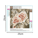 5D DIY Full Drill Diamond Painting Flower Cross Stitch Embroidery Kit (01)