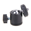 Mini Tripod Head 360 Degree Pan DSLR Camera DSR + 1/4 &QUOT;Schra