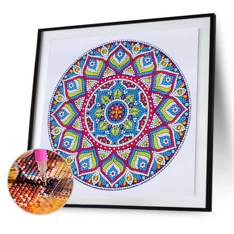 5D Part Special Shaped Drill Luminous Diamond Painting Mandala Art (GT106) Newly