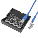 DIY PCI Express Riser 5Gbps PCI-E 1X to USB 3.0 PC Front Panel 4 Port USB HUB