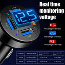 Universal 4-Port USB Car Charger 12V Lighter Socket Adapter plug Fast Charging`