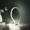 LED Spiral Table Lamp USB Height Adjustable Bedside Lamp (White Light)