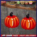 Hanging Pumpkin Earring Pendant Drop Dangler Female Women Jewelry Halloween Gift