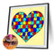 5D DIY Full Drill Diamond Painting Heart Embroidery Mosaic Craft Home Decor Kit