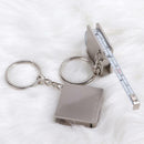 Keyring Measure  Tape Measures Measuring Tools Retractable Ruler Gauging Tool