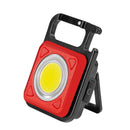 LED Keychain Flashlight 500 Lumen Outdoor Camping Working Light (Red+Box)