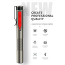 Emergency Medical Portable LED Flashlight Type-C Charging Torch Clip Pocket Lamp