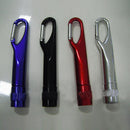 Aluminum Alloy Electronic Lamp Mini Flashlight Key Ring Carabiner Torch Bright