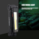 Portable COB Flashlight Rechargeable Work Camping Torch Folding Light (S) Newly