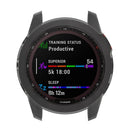 Watch Protective Frame Shell Case for Garmin Fenix 7 (Transparent Black) Newly