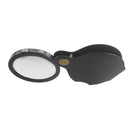 HD Mini Folding Magnifying Glass Jewelry Magnifier Optical Glass Reading Watch R