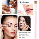 5pcs Nail Art Handle Brush Women Makeup Cosmetic Tools for Eye Shadow Painting
