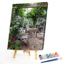 40x50cm Colorful DIY Paint By Numbers Kit Courtyard Corner Scenery Art Gift