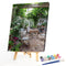 40x50cm Colorful DIY Paint By Numbers Kit Courtyard Corner Scenery Art Gift